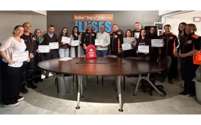 İLKSES Gazete-TV Çalışanlarına Afet Bilinci Eğitimi