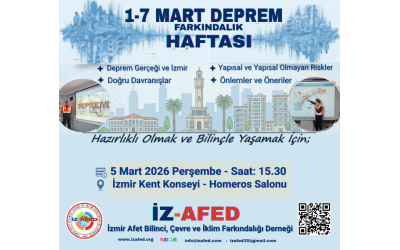 1-7 Mart Deprem Farkındalık Haftası Eğitimi
