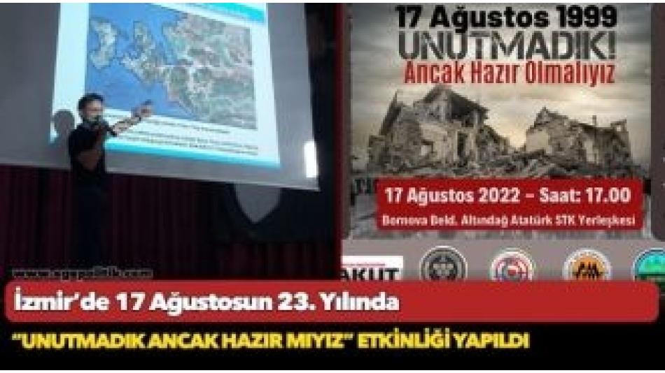 17 Ağustos 1999 Marmara Depreminde Yitirdiklerimizi Andık