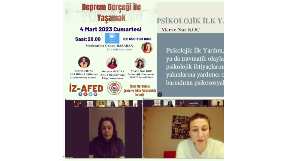 Deprem Gerçeği ile Yaşamak Online Söyleşi