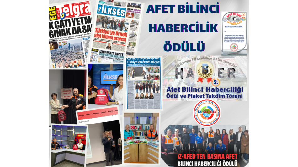 2. Afet Bilinci Habercilik Ödüllerü sahiplerini buldu
